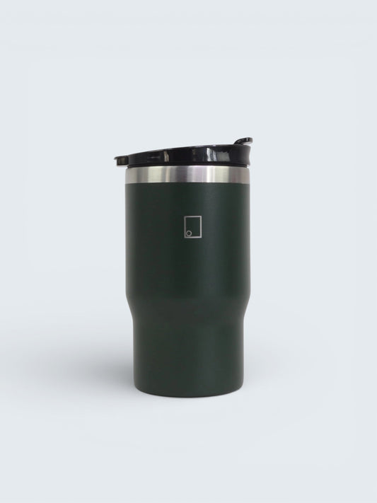 Green Insulated Stainless Steel Travel Mug 14oz