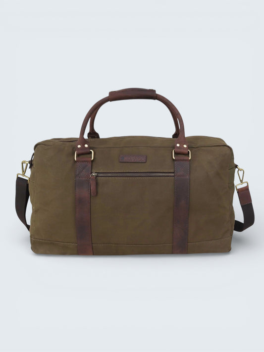 Waxed Canvas Holdall Bag