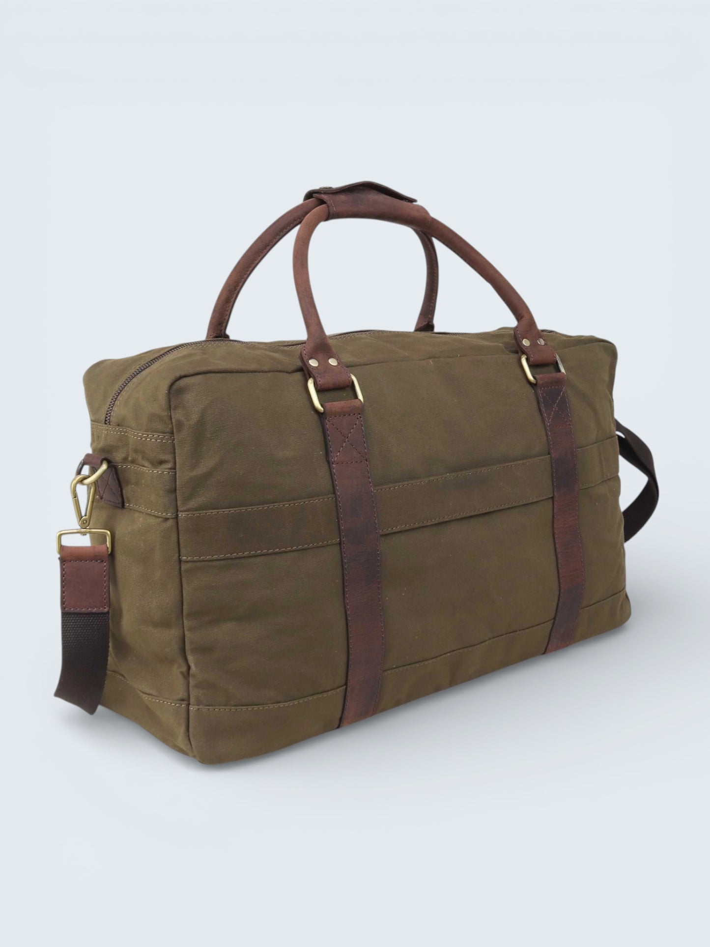 Waxed Canvas Holdall Bag
