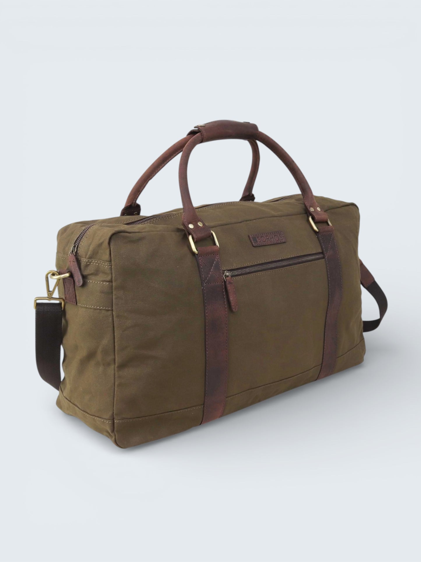 Waxed Canvas Holdall Bag