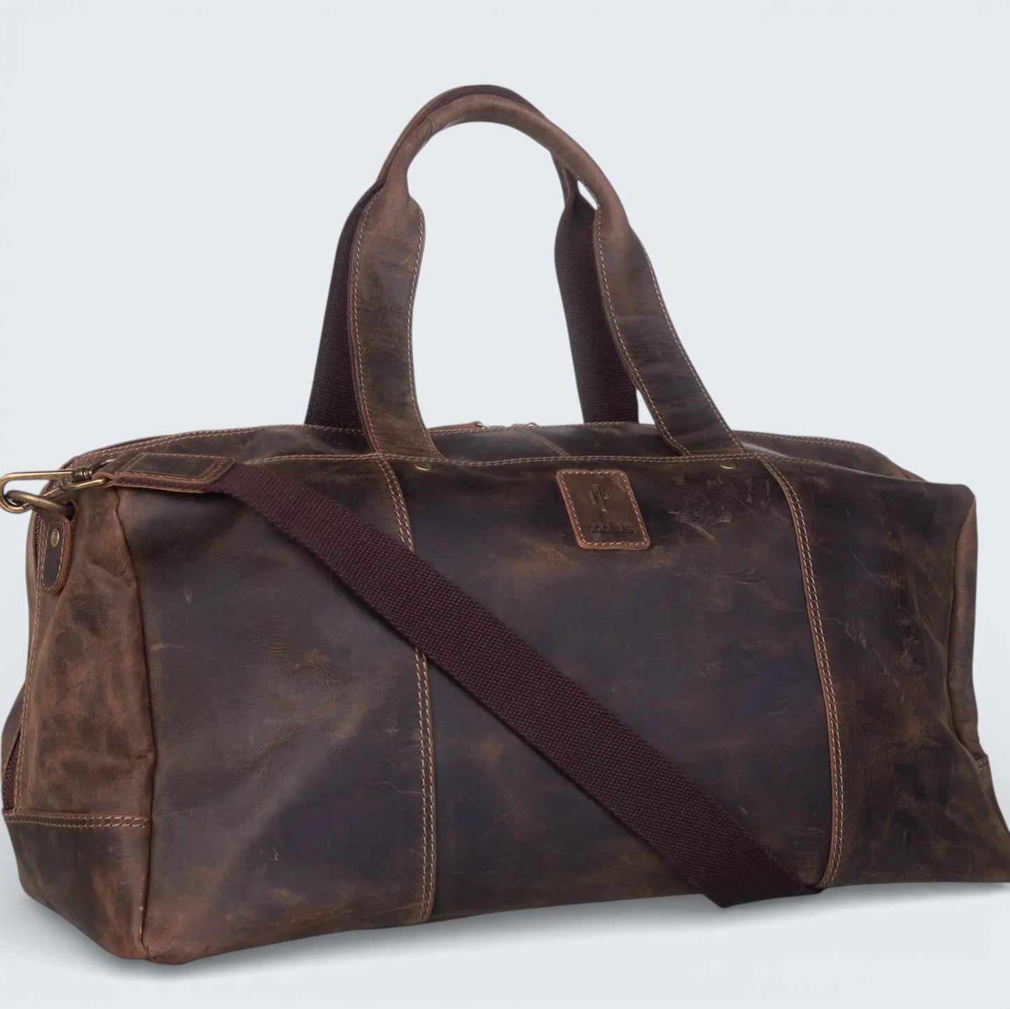 Leather Holdall Travel Bag