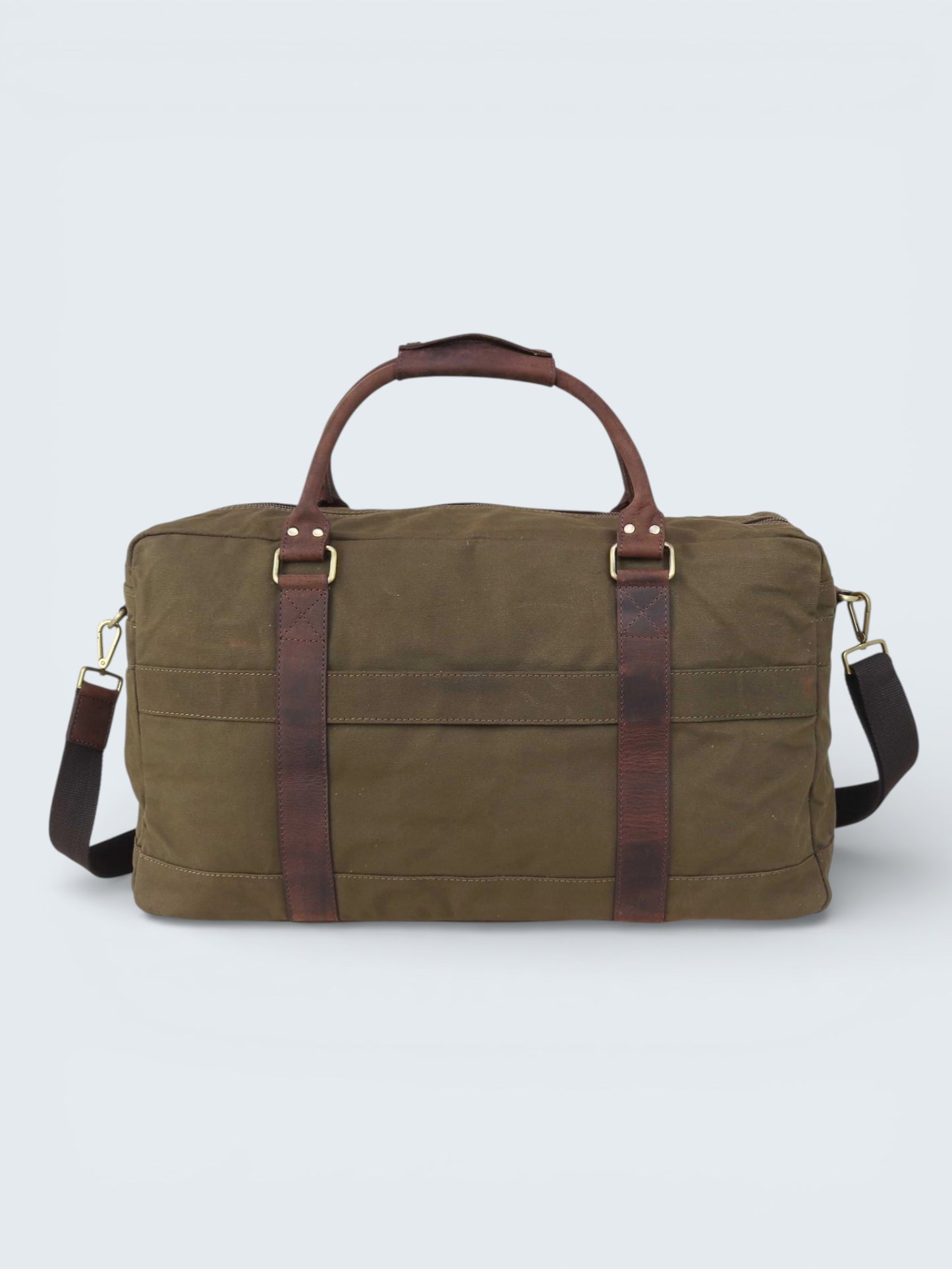 Waxed Canvas Holdall Bag